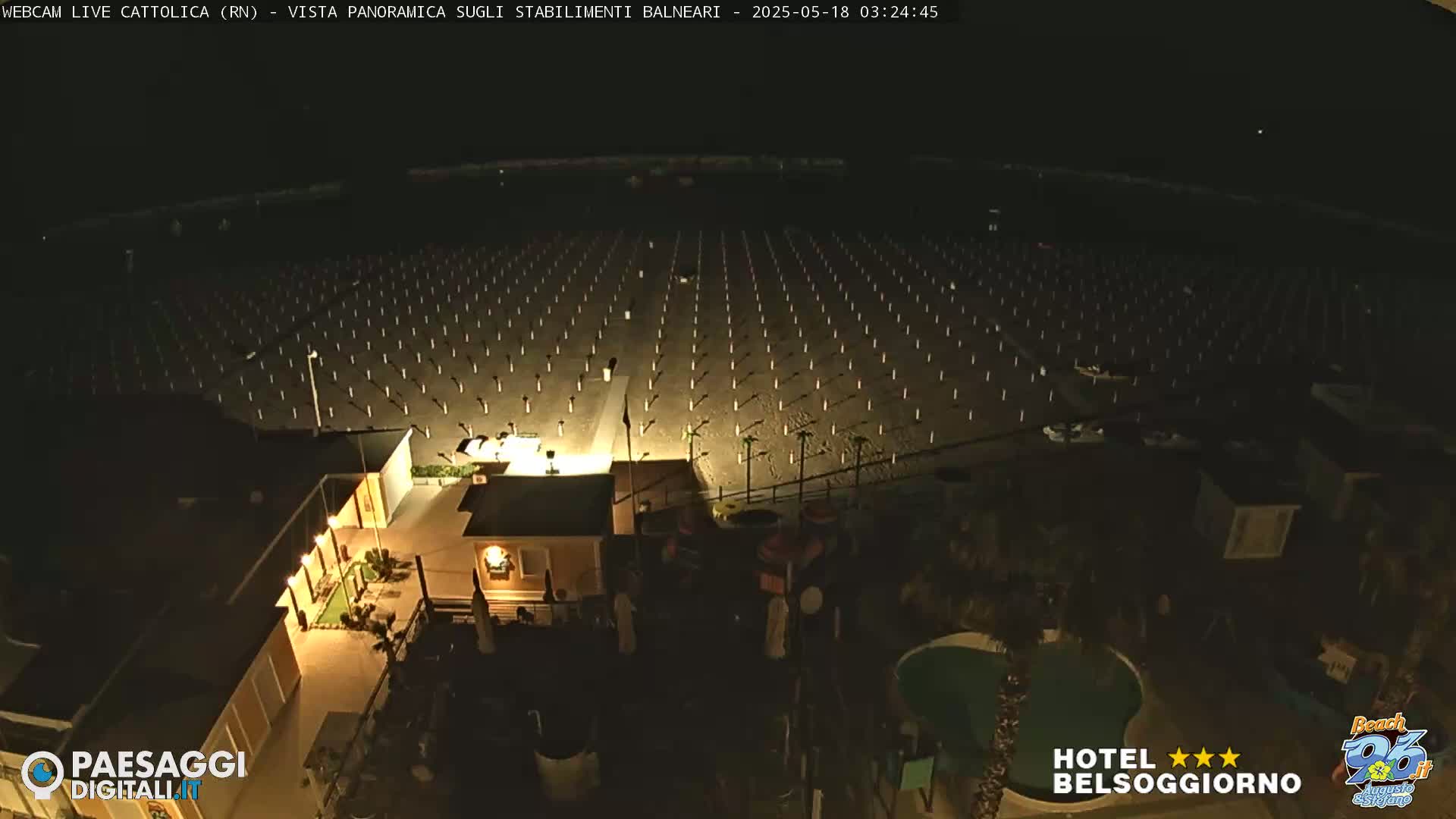 Cattolica Beach Live Cam -  Rimini, Emilia-Romagna, Italy