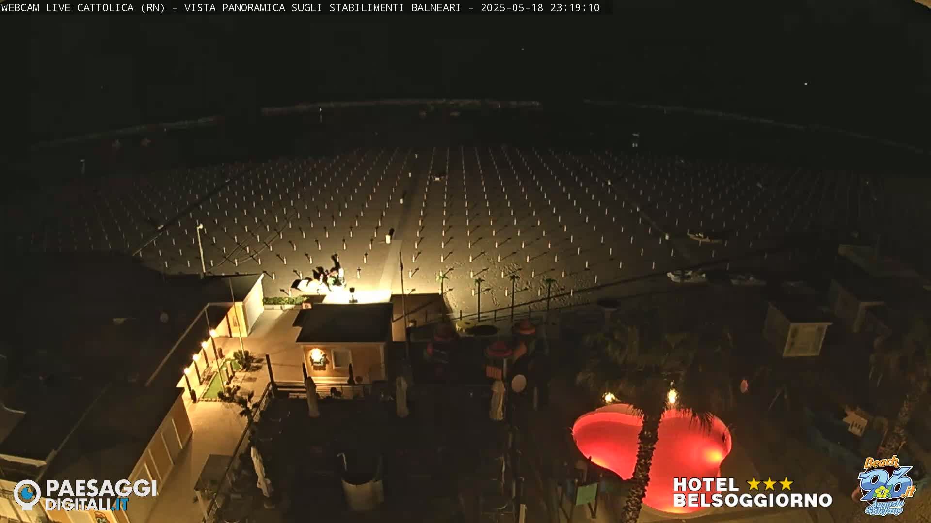 Cattolica Beach Live Cam -  Rimini, Emilia-Romagna, Italy