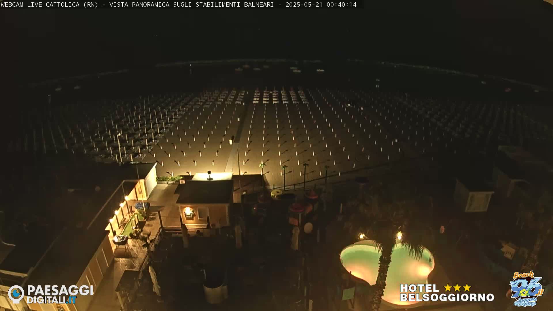 Cattolica Beach Live Cam -  Rimini, Emilia-Romagna, Italy