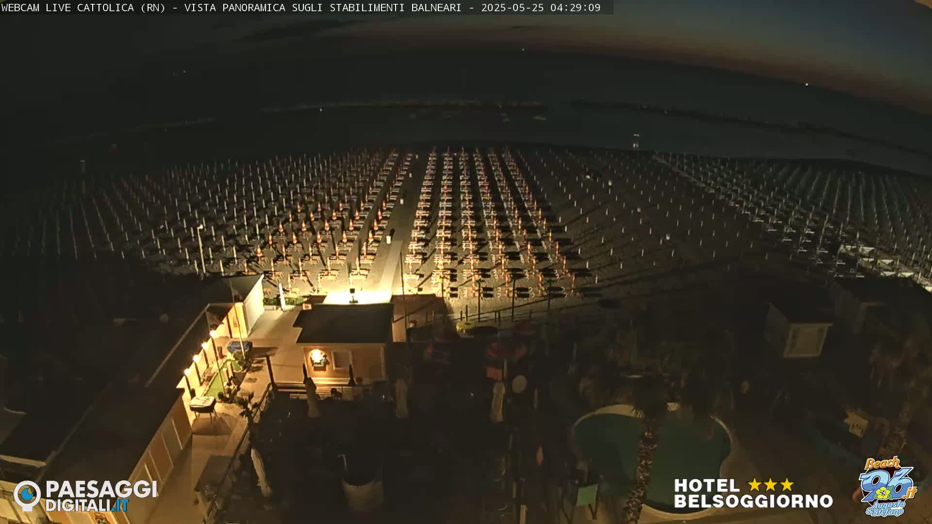Cattolica Beach Live Cam -  Rimini, Emilia-Romagna, Italy