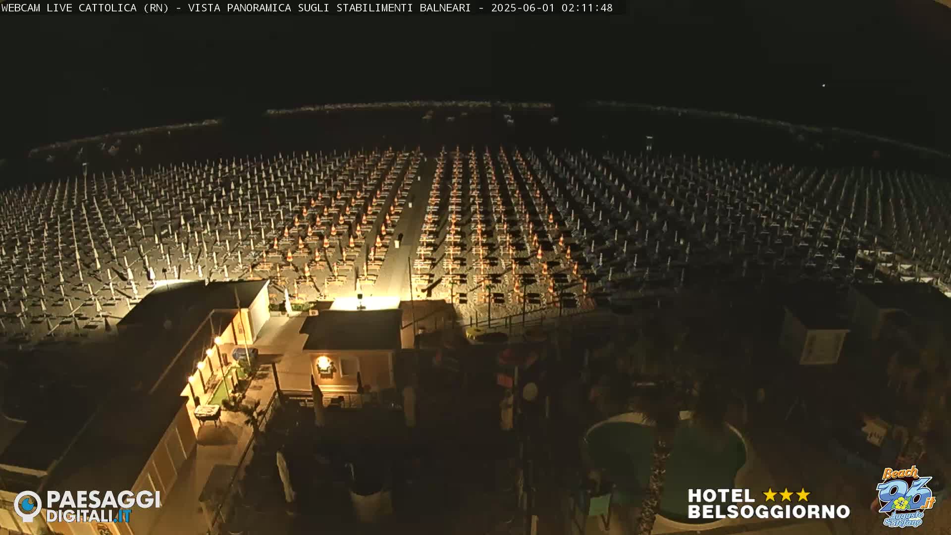 Cattolica Beach Live Cam -  Rimini, Emilia-Romagna, Italy