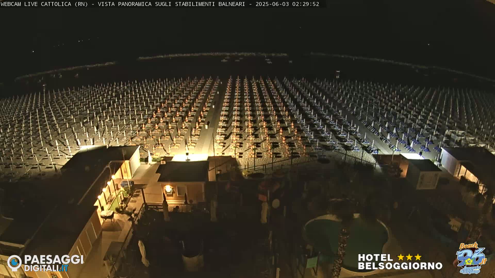 Cattolica Beach Live Cam -  Rimini, Emilia-Romagna, Italy