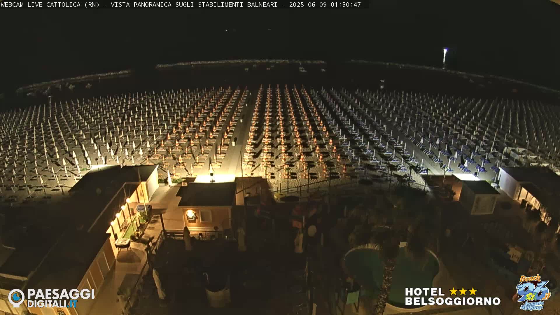 Cattolica Beach Live Cam -  Rimini, Emilia-Romagna, Italy