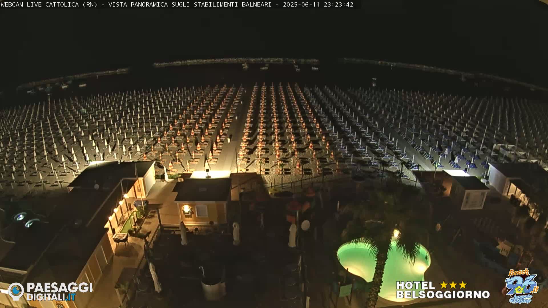 Cattolica Beach Live Cam -  Rimini, Emilia-Romagna, Italy
