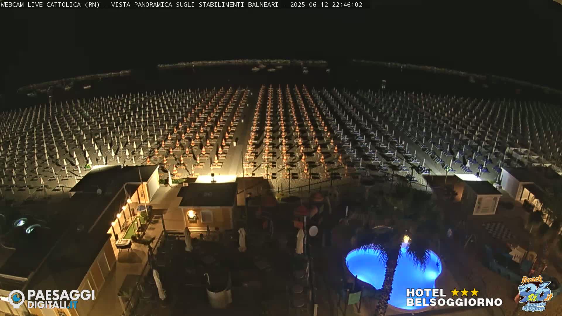 Cattolica Beach Live Cam -  Rimini, Emilia-Romagna, Italy