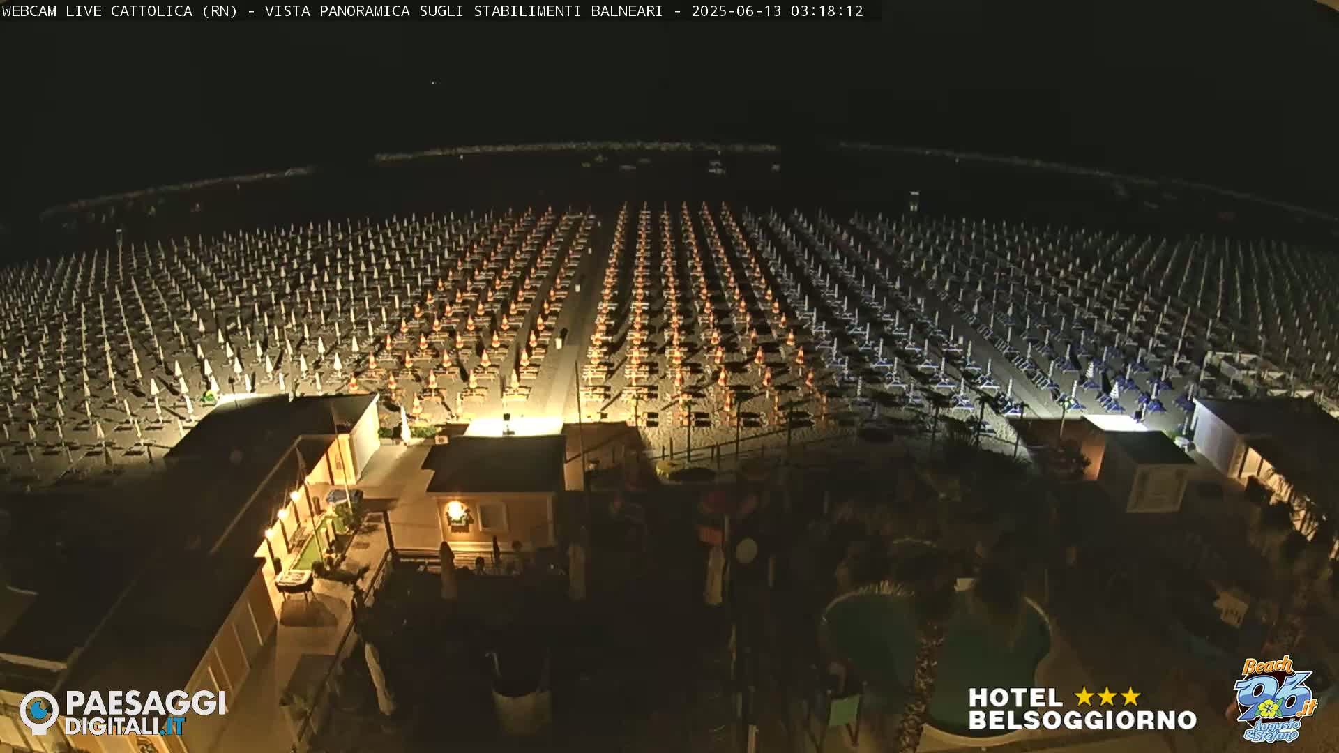 Cattolica Beach Live Cam -  Rimini, Emilia-Romagna, Italy