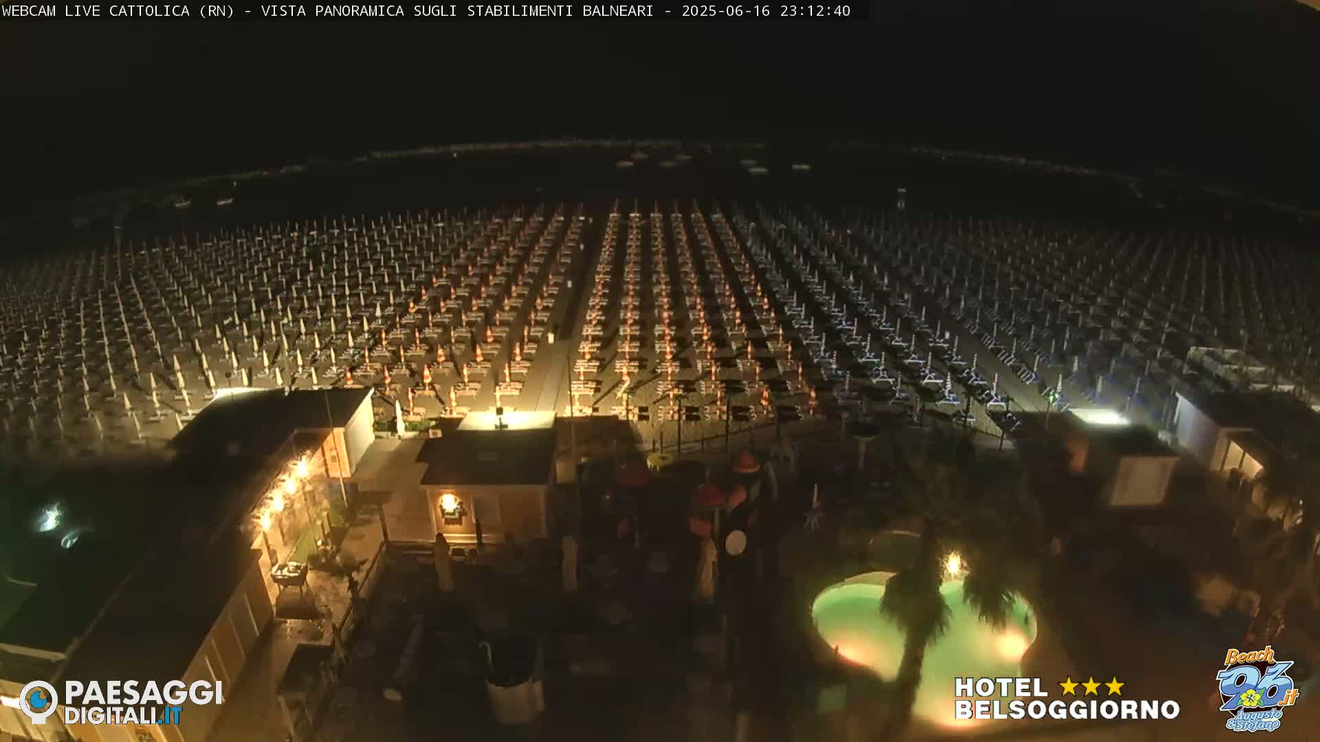 Cattolica Beach Live Cam -  Rimini, Emilia-Romagna, Italy
