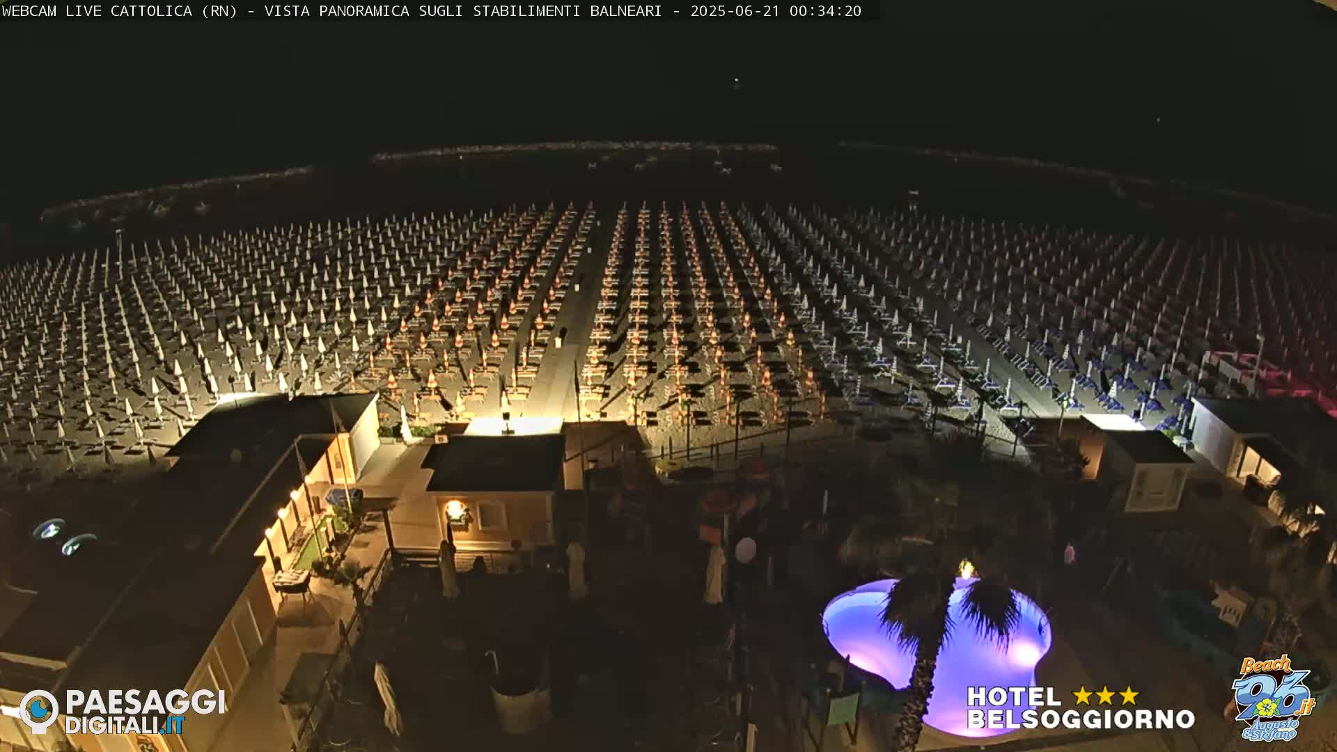 Cattolica Beach Live Cam -  Rimini, Emilia-Romagna, Italy