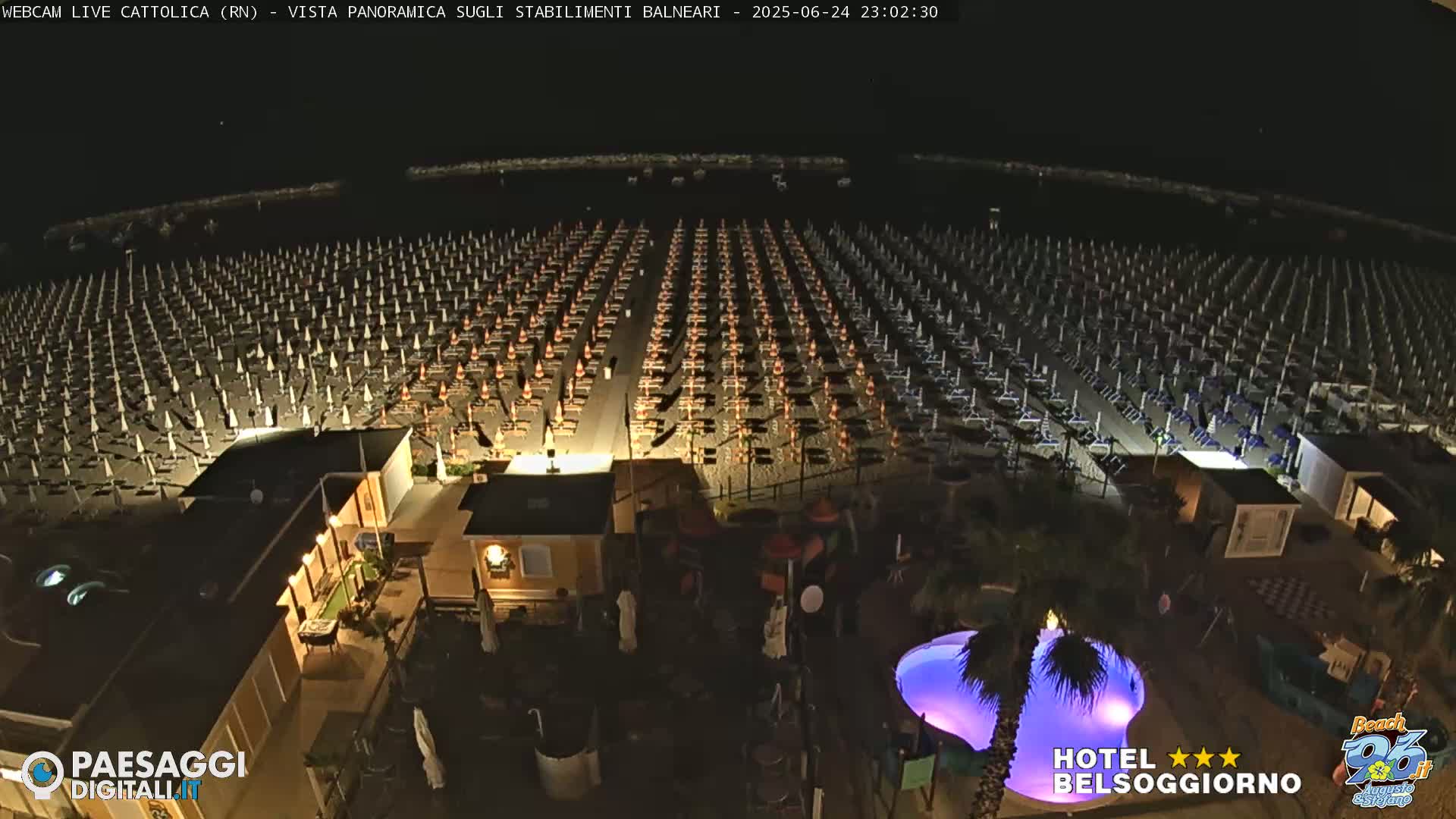 Cattolica Beach Live Cam -  Rimini, Emilia-Romagna, Italy