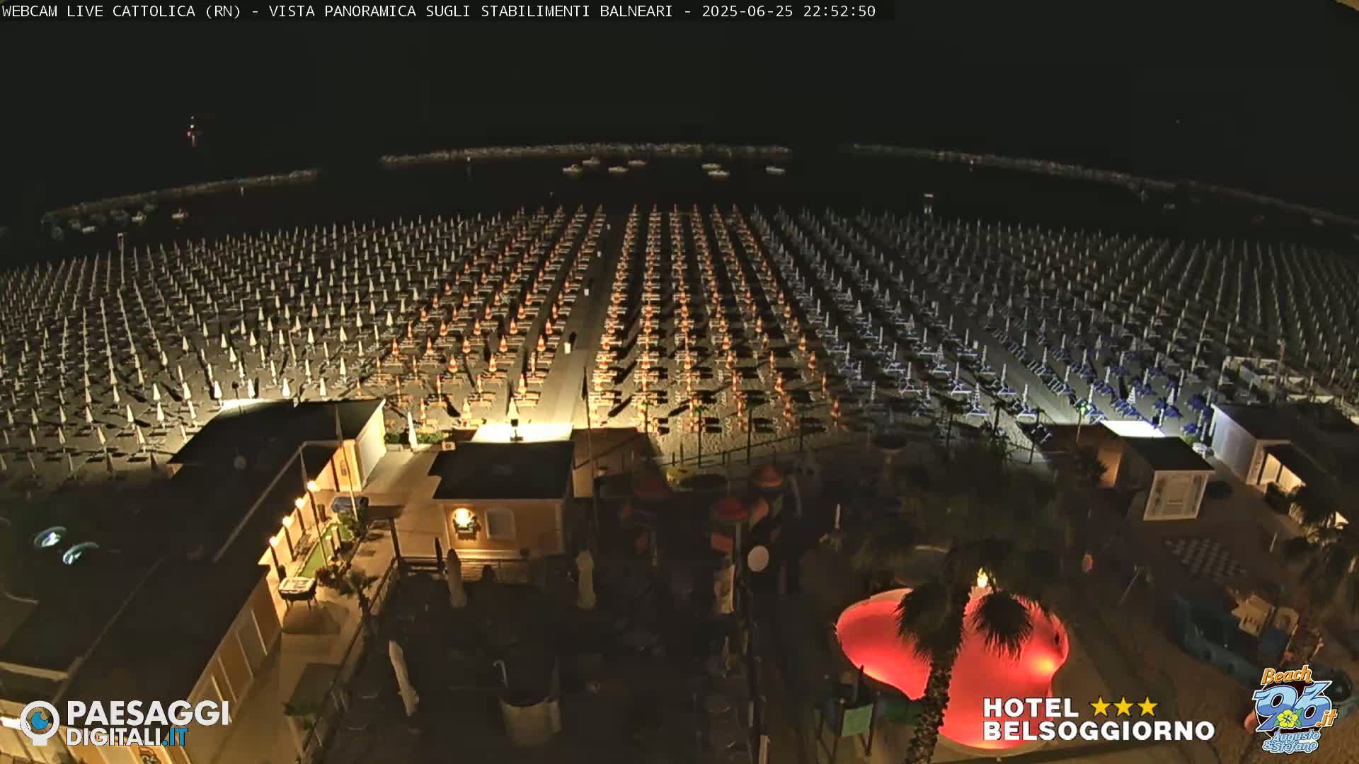 Cattolica Beach Live Cam -  Rimini, Emilia-Romagna, Italy
