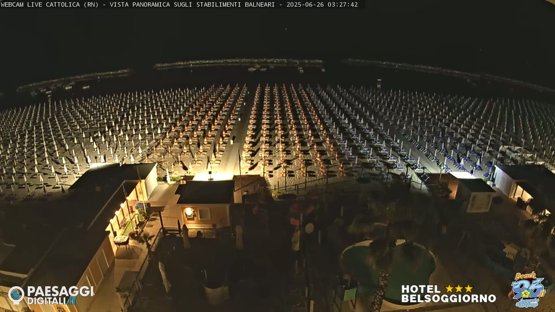 Cattolica Beach Live Cam -  Rimini, Emilia-Romagna, Italy