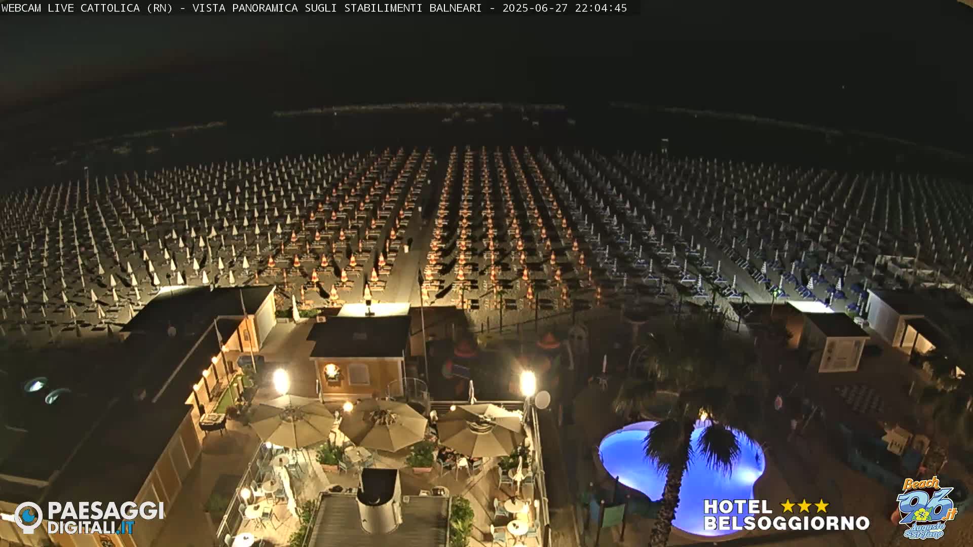 Cattolica Beach Live Cam -  Rimini, Emilia-Romagna, Italy