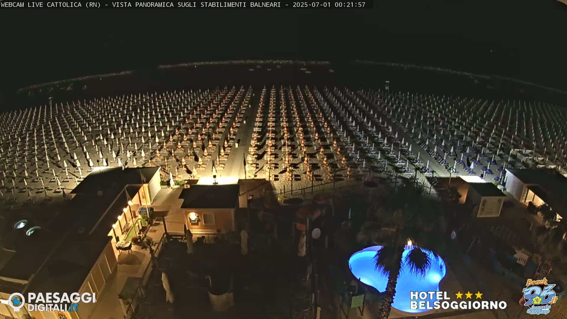 Cattolica Beach Live Cam -  Rimini, Emilia-Romagna, Italy