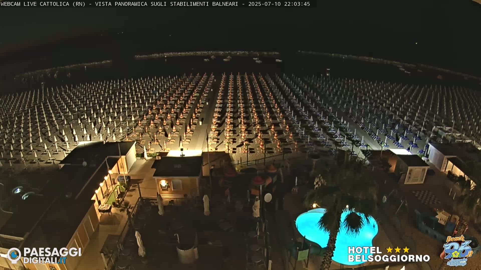Cattolica Beach Live Cam -  Rimini, Emilia-Romagna, Italy