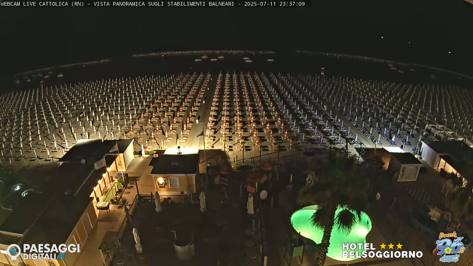Cattolica Beach Live Cam -  Rimini, Emilia-Romagna, Italy