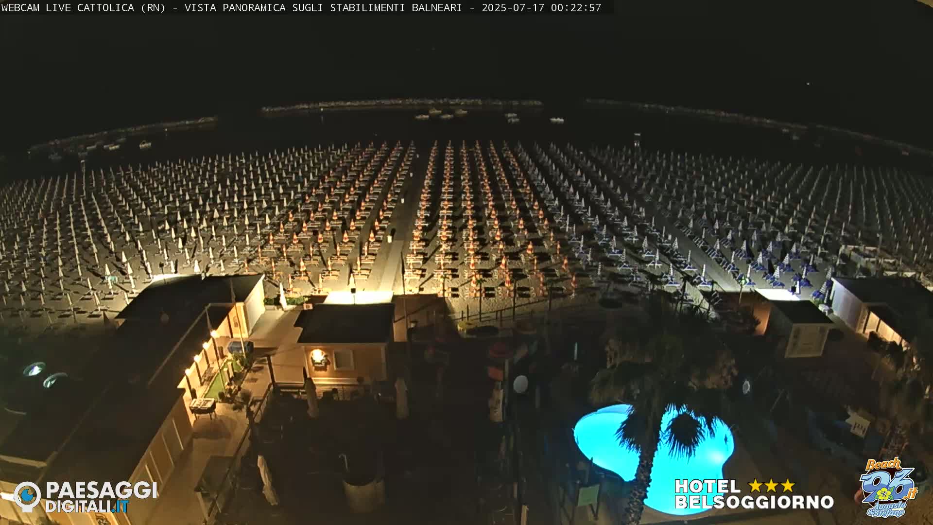 Cattolica Beach Live Cam -  Rimini, Emilia-Romagna, Italy