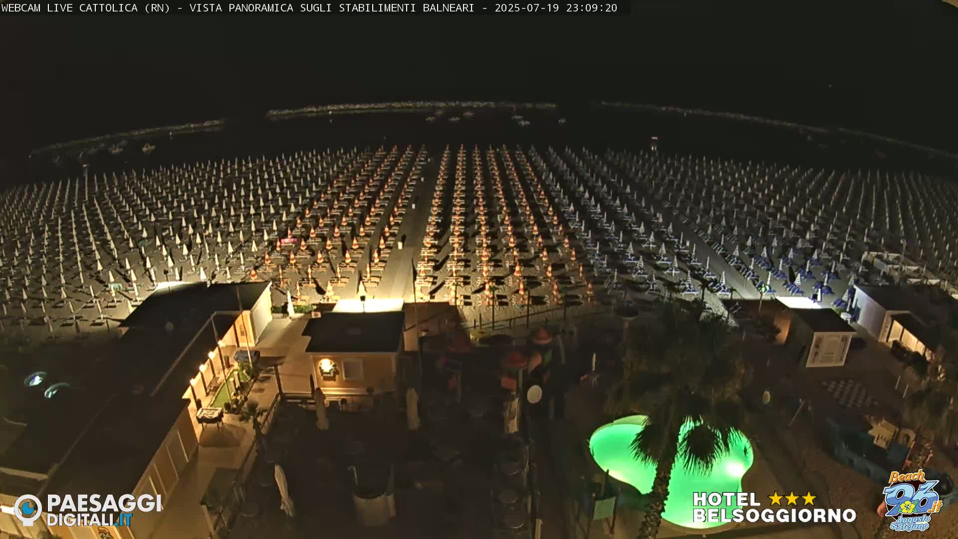 Cattolica Beach Live Cam -  Rimini, Emilia-Romagna, Italy