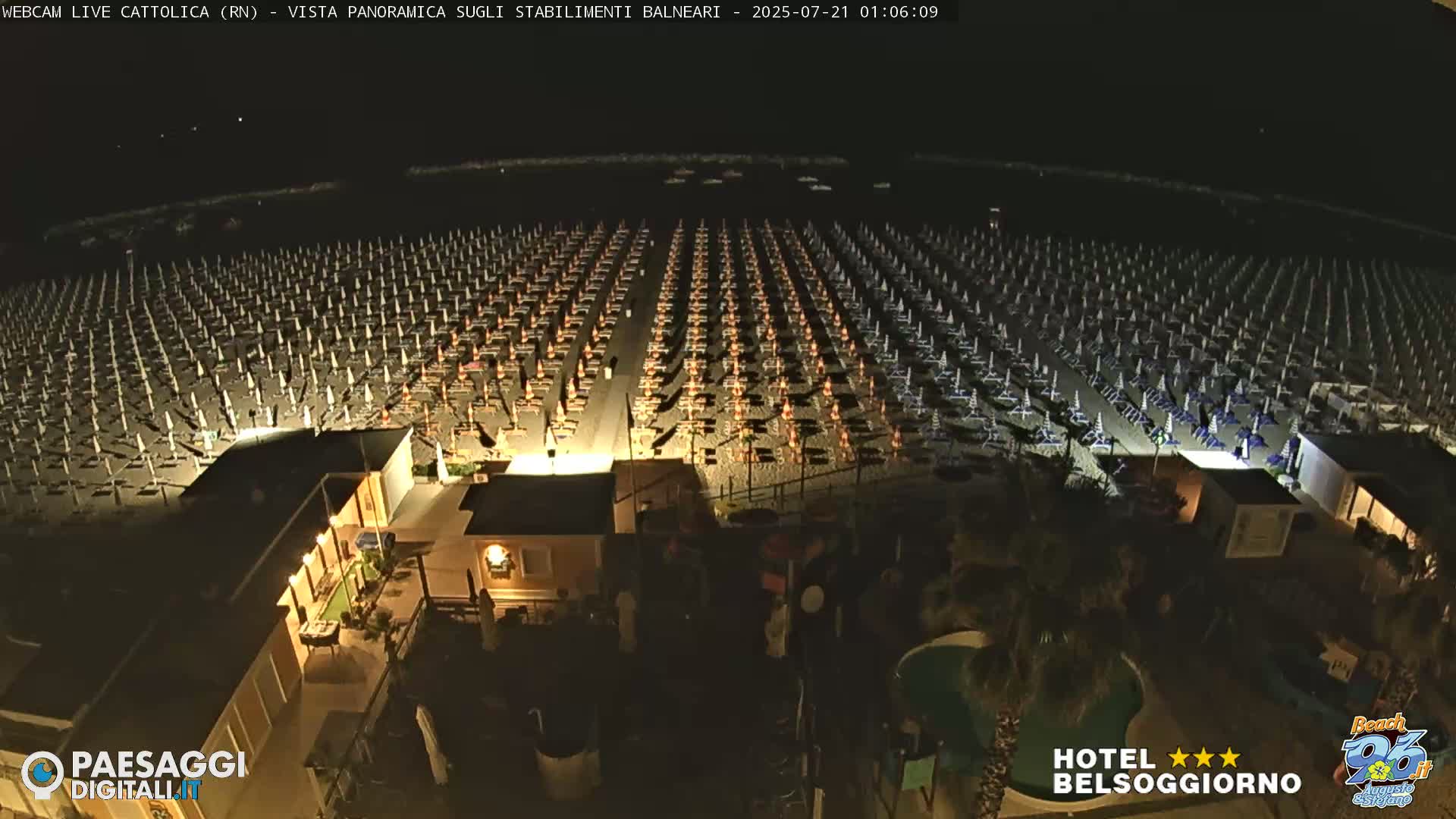 Cattolica Beach Live Cam -  Rimini, Emilia-Romagna, Italy