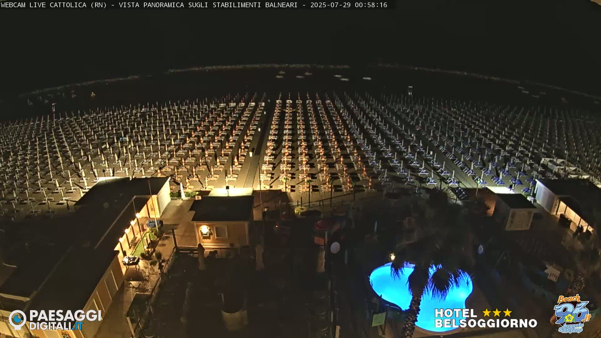 Cattolica Beach Live Cam -  Rimini, Emilia-Romagna, Italy