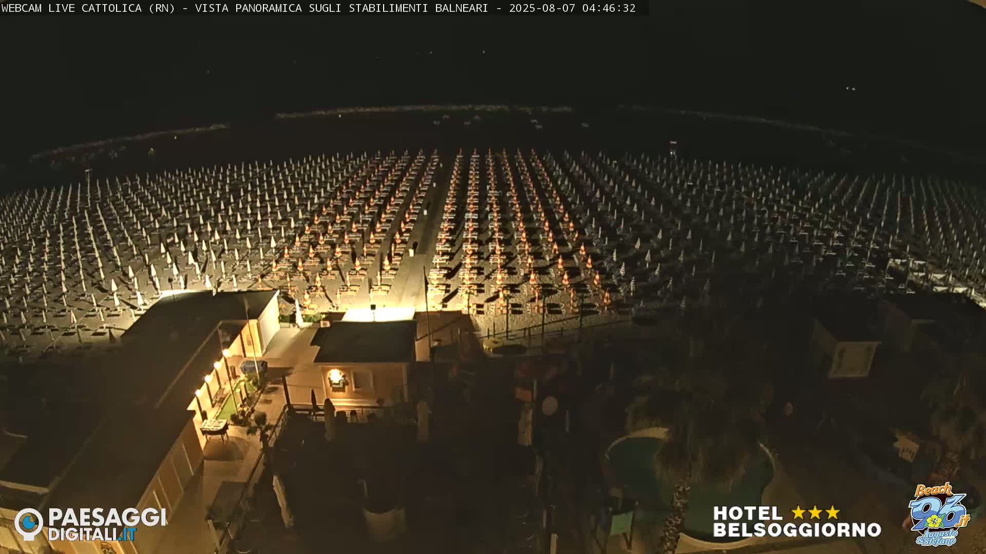 Cattolica Beach Live Cam -  Rimini, Emilia-Romagna, Italy