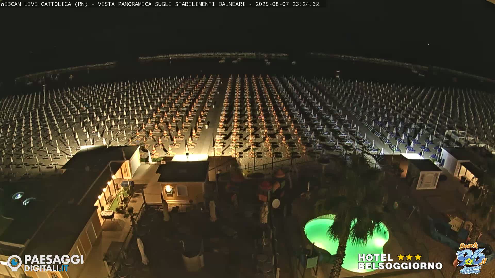 Cattolica Beach Live Cam -  Rimini, Emilia-Romagna, Italy
