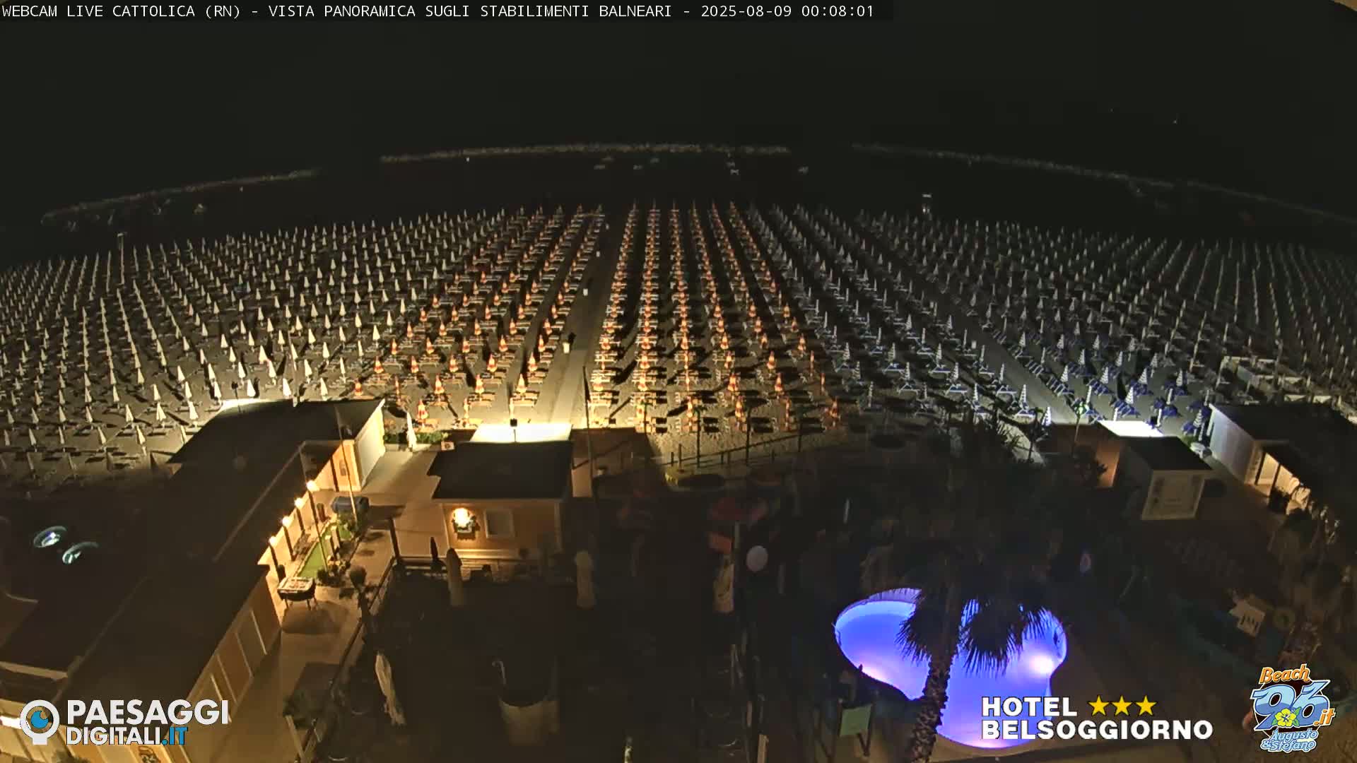Cattolica Beach Live Cam -  Rimini, Emilia-Romagna, Italy