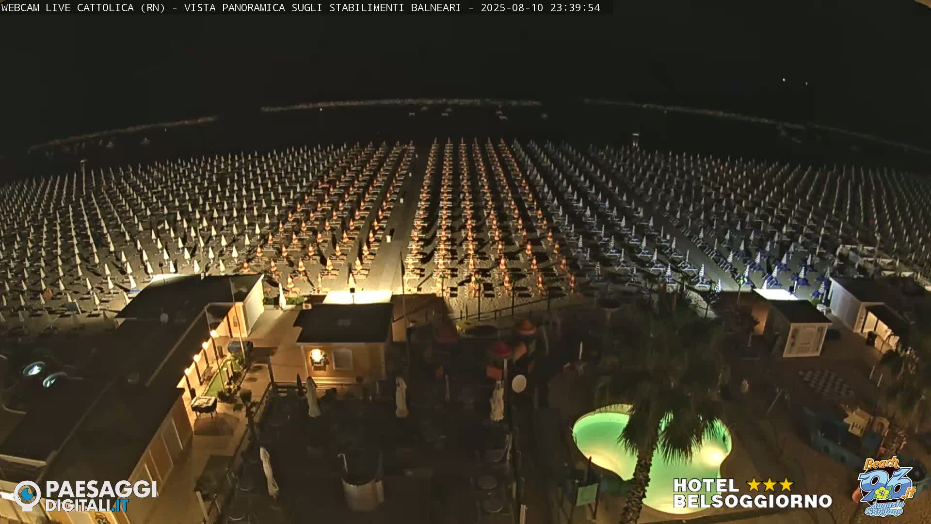 Cattolica Beach Live Cam -  Rimini, Emilia-Romagna, Italy