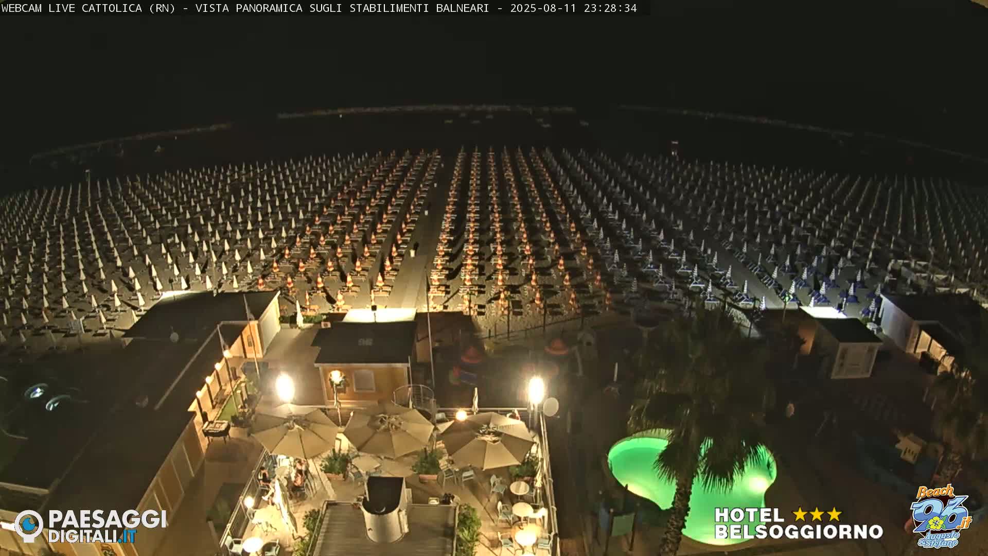 Cattolica Beach Live Cam -  Rimini, Emilia-Romagna, Italy