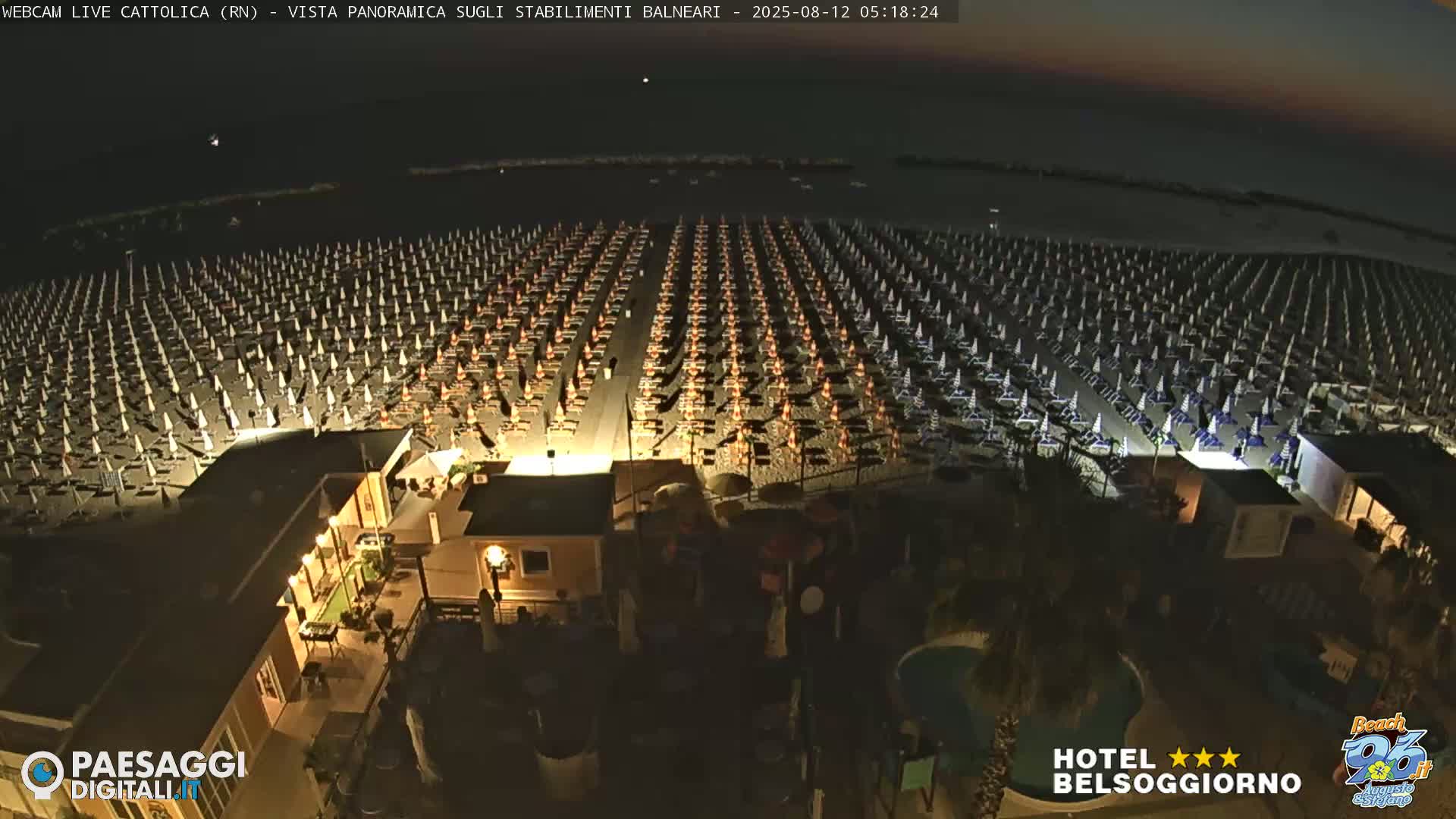 Cattolica Beach Live Cam -  Rimini, Emilia-Romagna, Italy