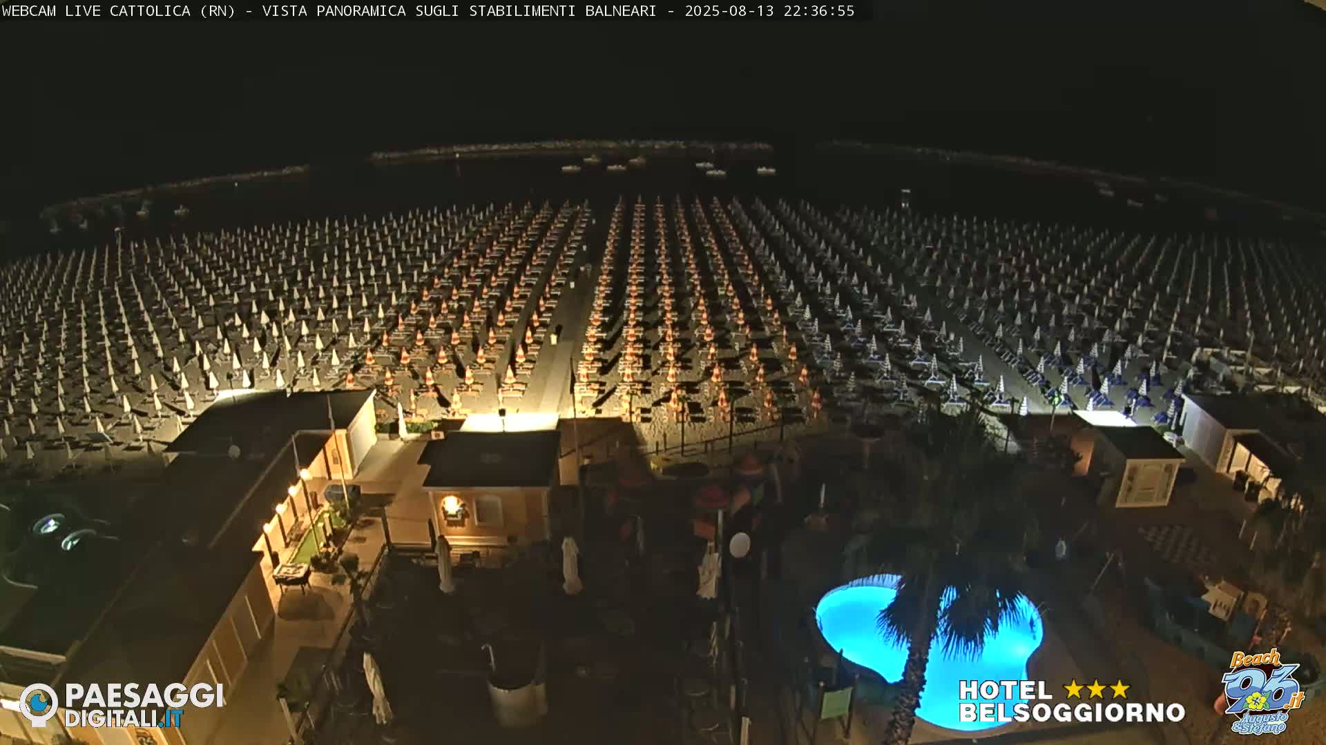 Cattolica Beach Live Cam -  Rimini, Emilia-Romagna, Italy