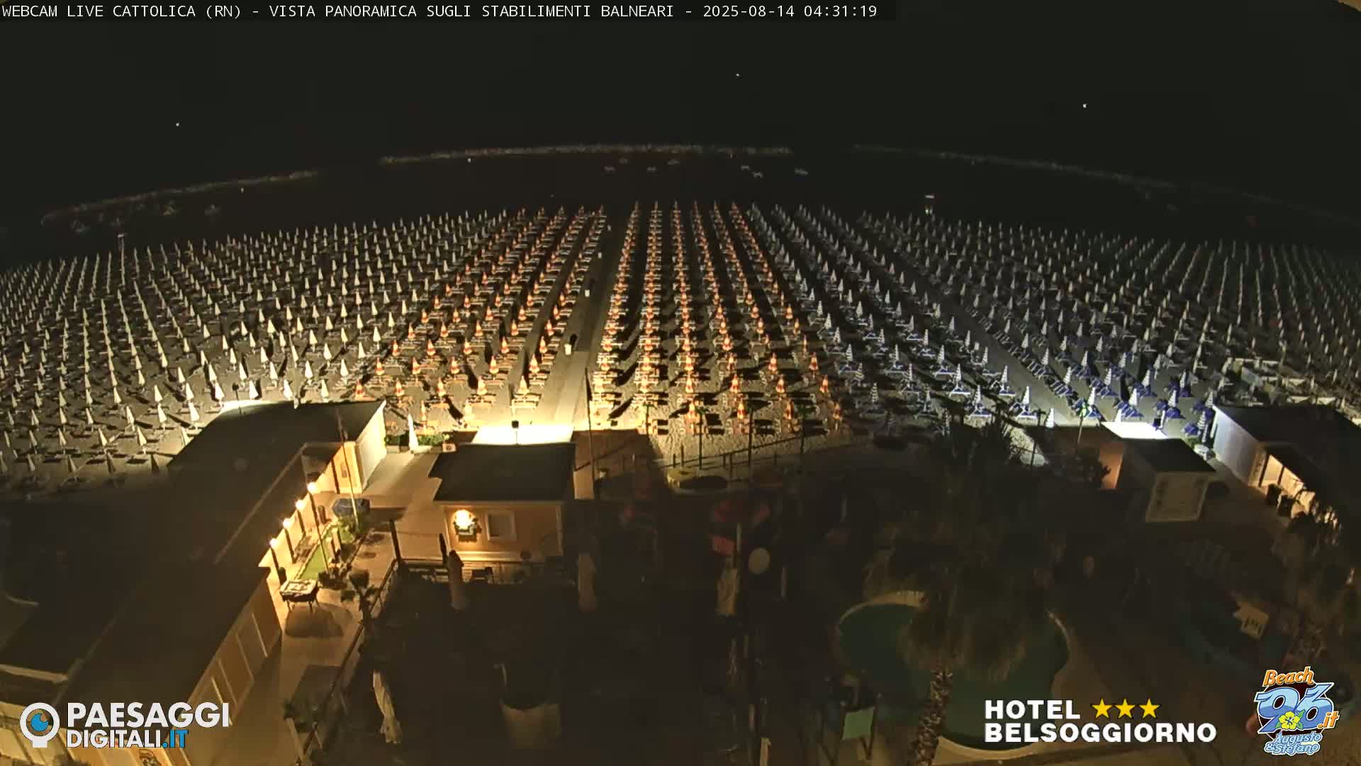 Cattolica Beach Live Cam -  Rimini, Emilia-Romagna, Italy