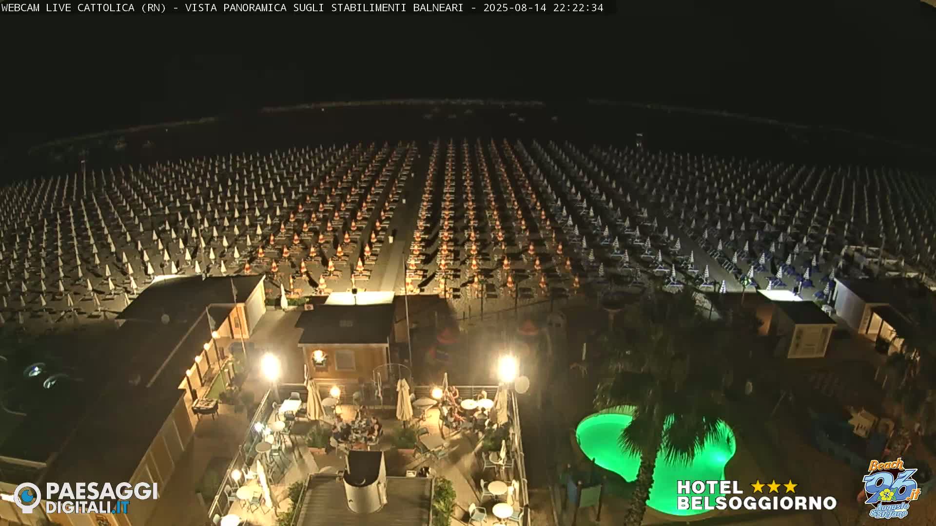 Cattolica Beach Live Cam -  Rimini, Emilia-Romagna, Italy