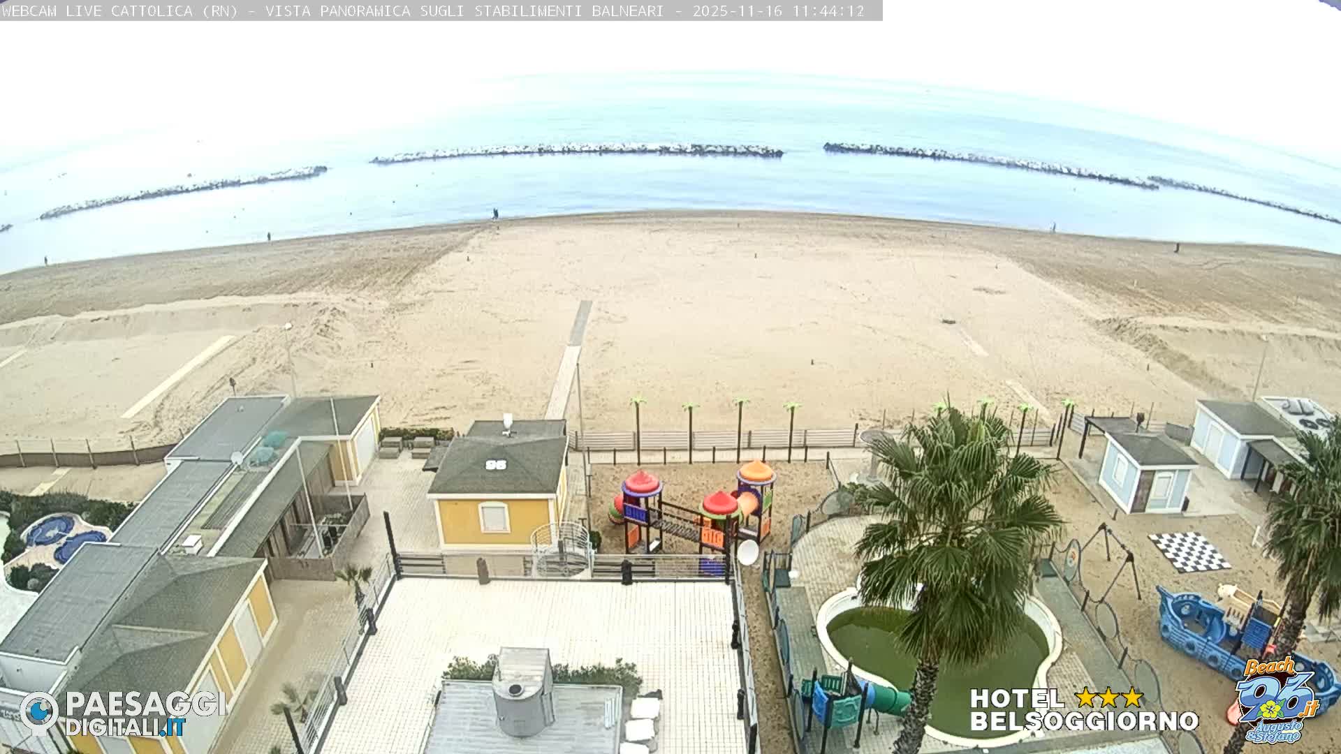 Cattolica Beach Live Cam -  Rimini, Emilia-Romagna, Italy
