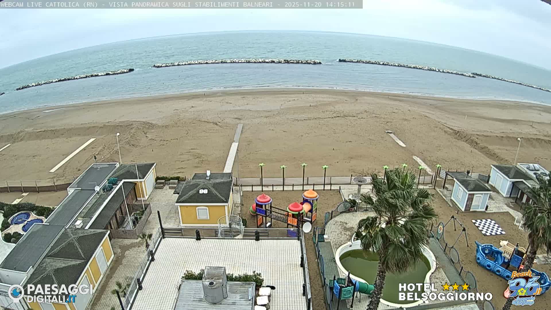 Cattolica Beach Live Cam -  Rimini, Emilia-Romagna, Italy
