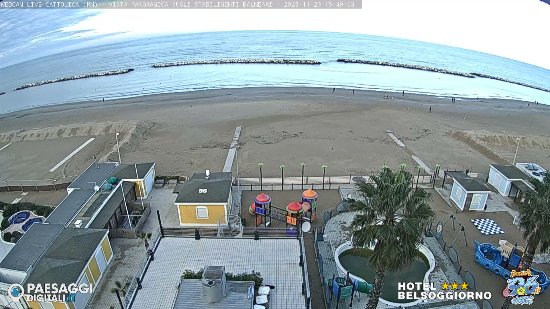 Cattolica Beach Live Cam -  Rimini, Emilia-Romagna, Italy