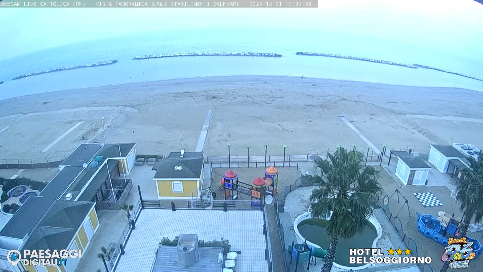 Cattolica Beach Live Cam -  Rimini, Emilia-Romagna, Italy
