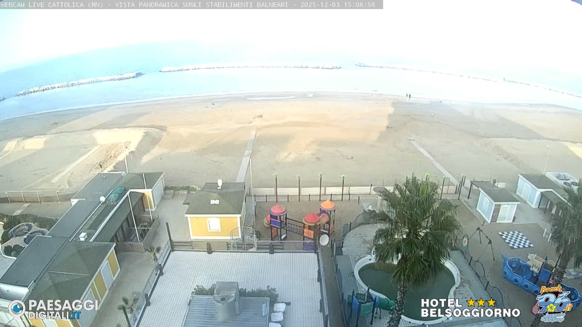 Cattolica Beach Live Cam -  Rimini, Emilia-Romagna, Italy