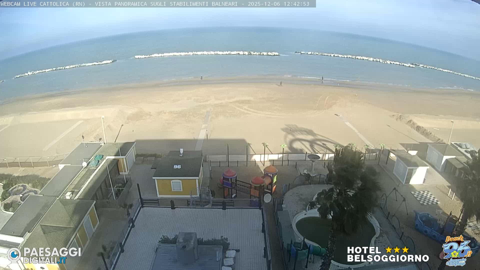Cattolica Beach Live Cam -  Rimini, Emilia-Romagna, Italy