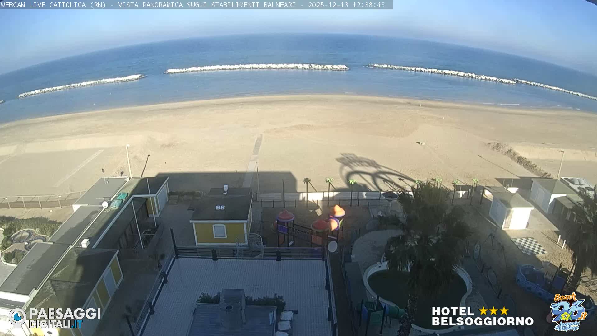 Cattolica Beach Live Cam -  Rimini, Emilia-Romagna, Italy