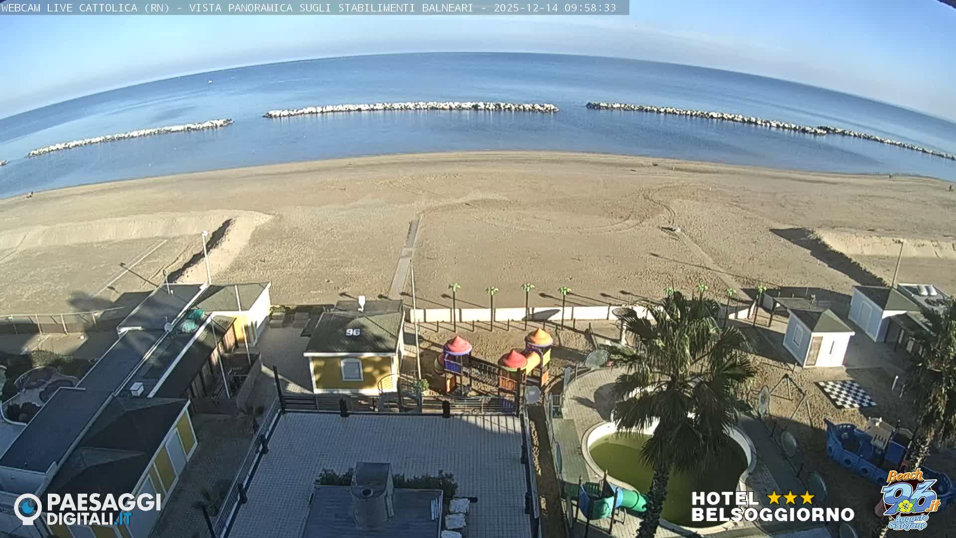 Cattolica Beach Live Cam -  Rimini, Emilia-Romagna, Italy