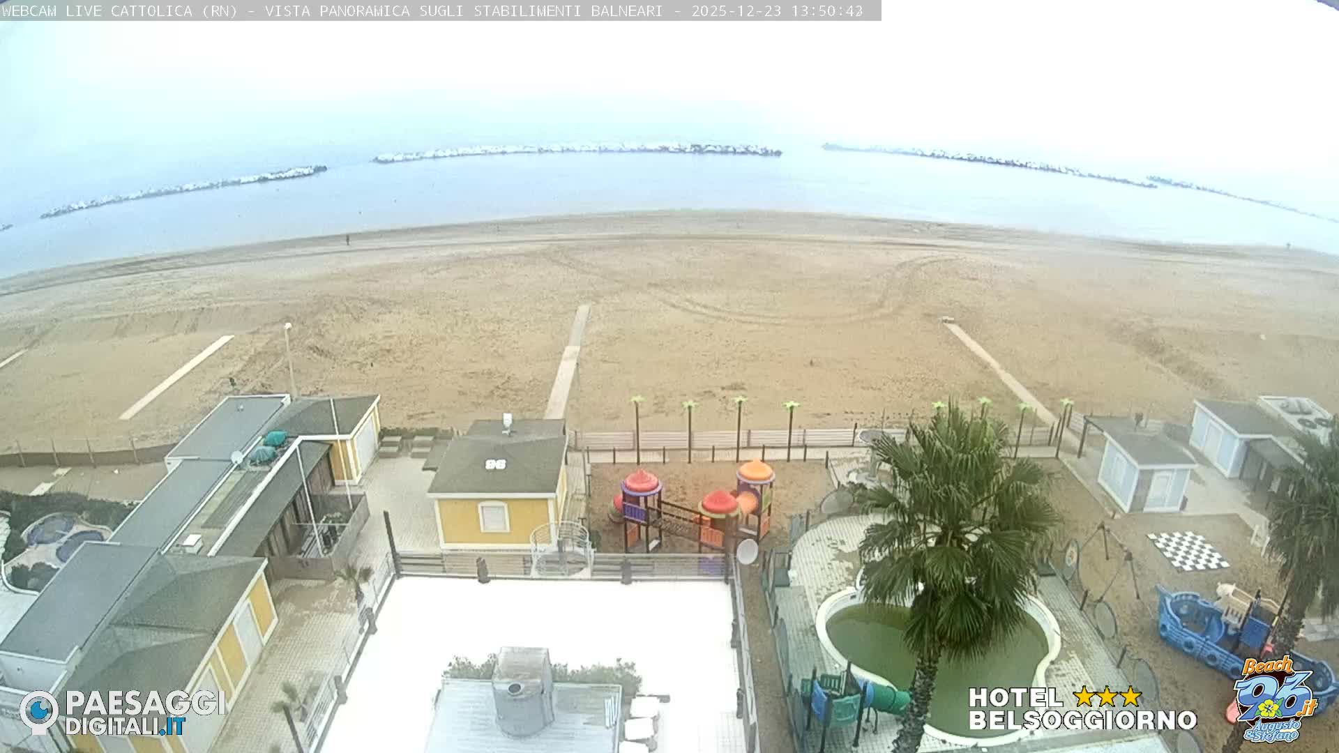 Cattolica Beach Live Cam -  Rimini, Emilia-Romagna, Italy