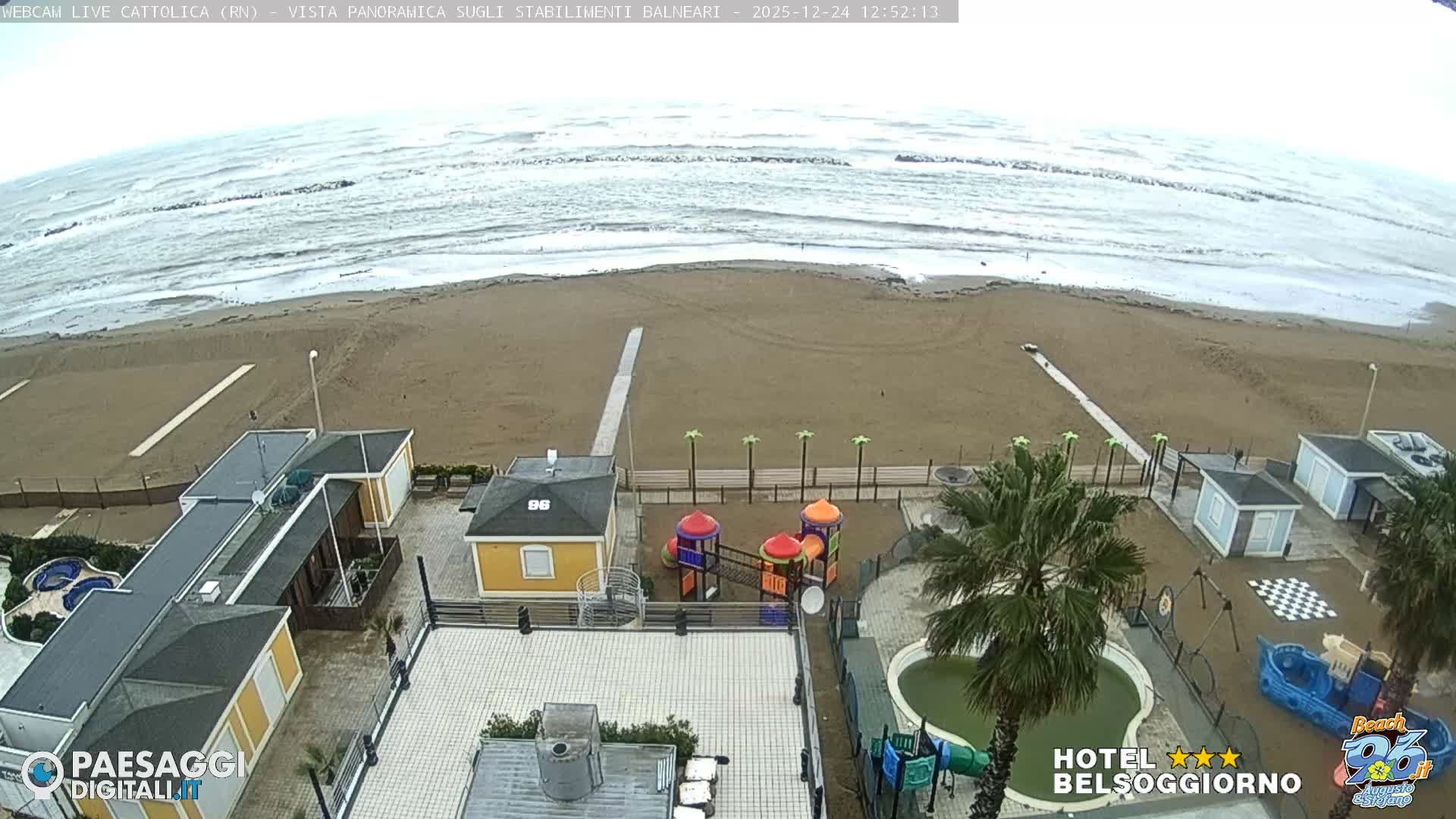 Cattolica Beach Live Cam -  Rimini, Emilia-Romagna, Italy