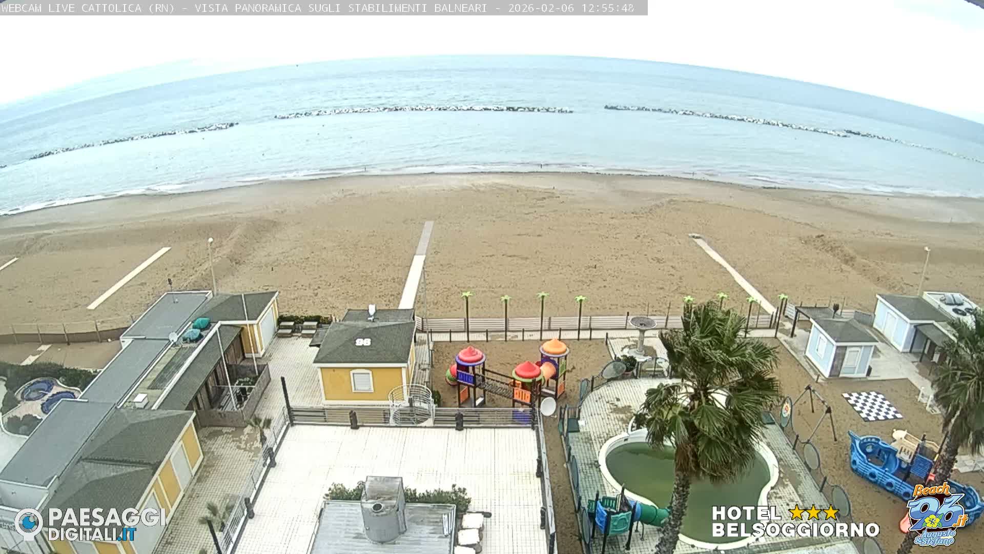 Cattolica Beach Live Cam -  Rimini, Emilia-Romagna, Italy