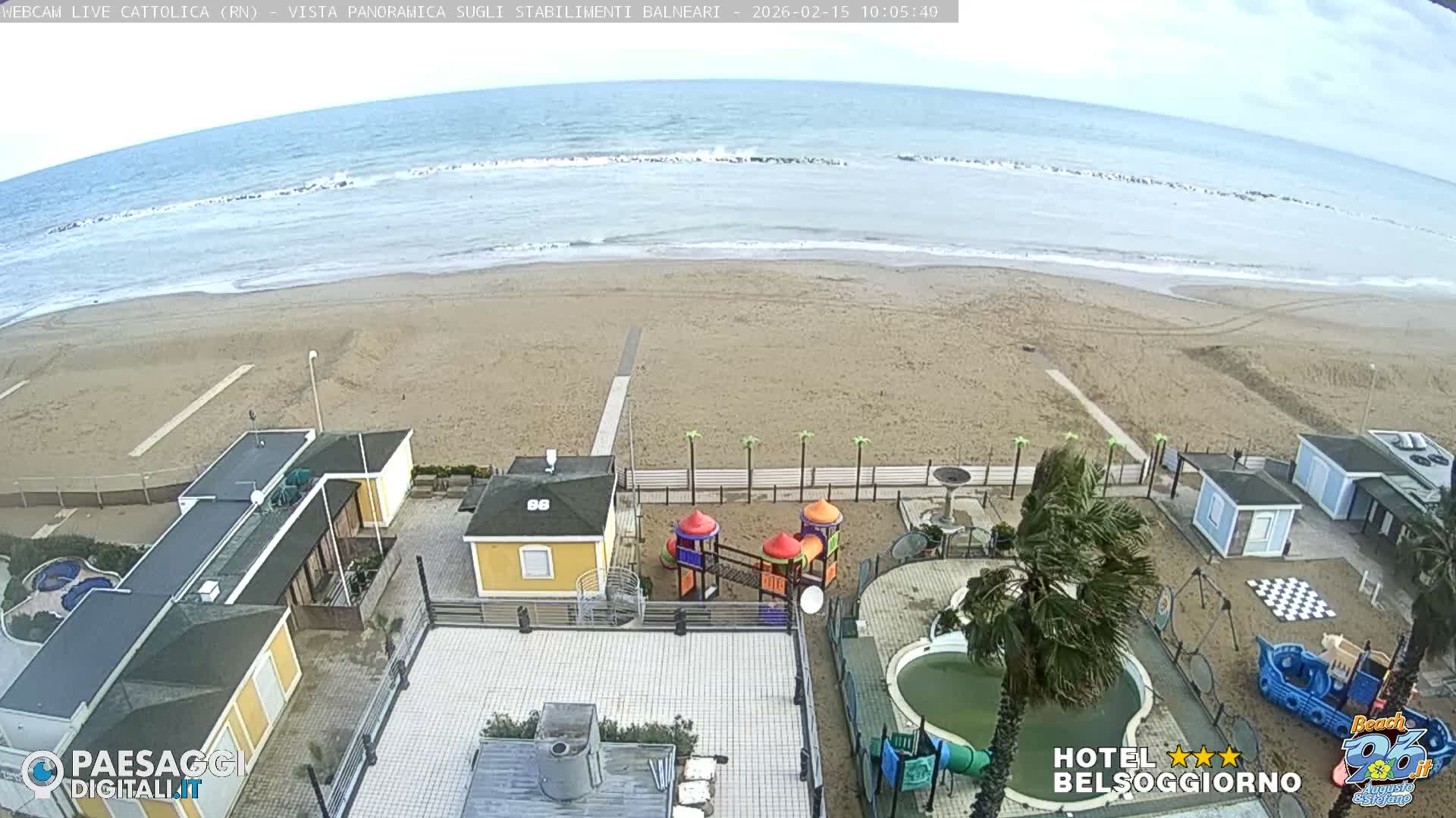 Cattolica Beach Live Cam -  Rimini, Emilia-Romagna, Italy
