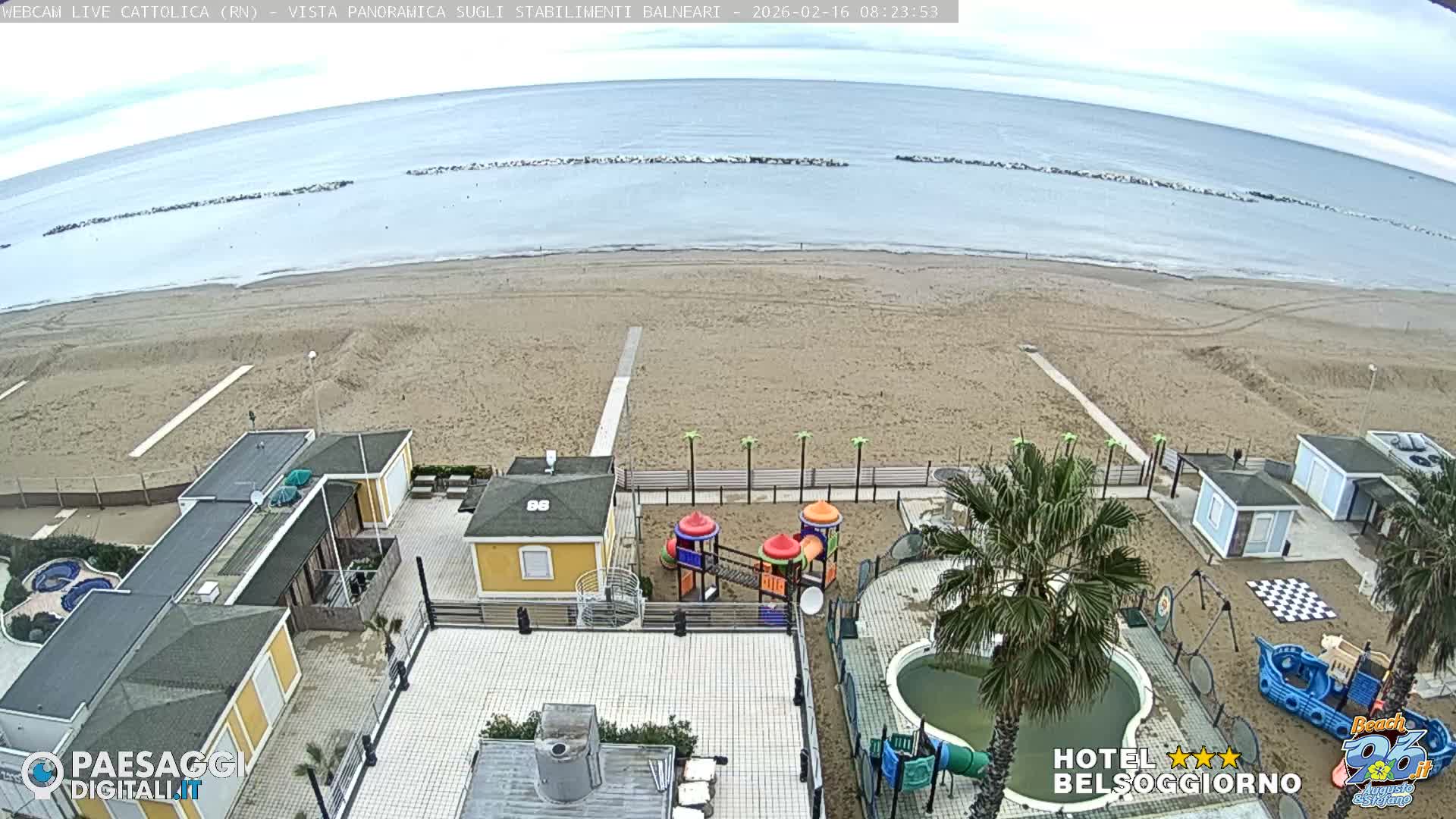 Cattolica Beach Live Cam -  Rimini, Emilia-Romagna, Italy