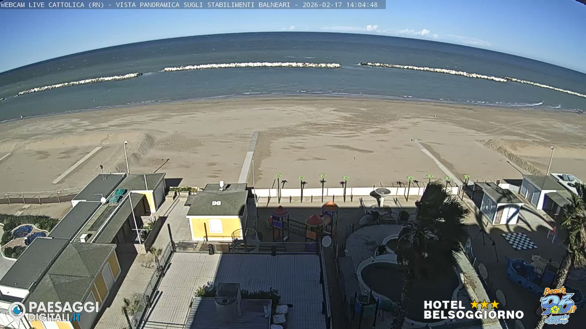 Cattolica Beach Live Cam -  Rimini, Emilia-Romagna, Italy