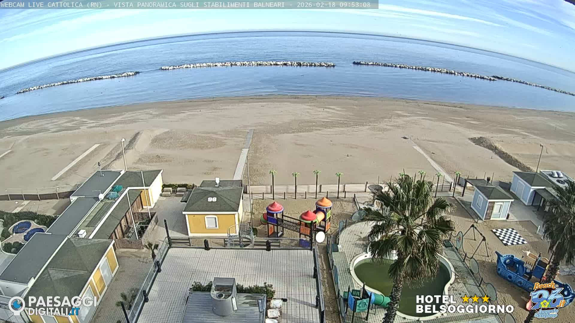 Cattolica Beach Live Cam -  Rimini, Emilia-Romagna, Italy