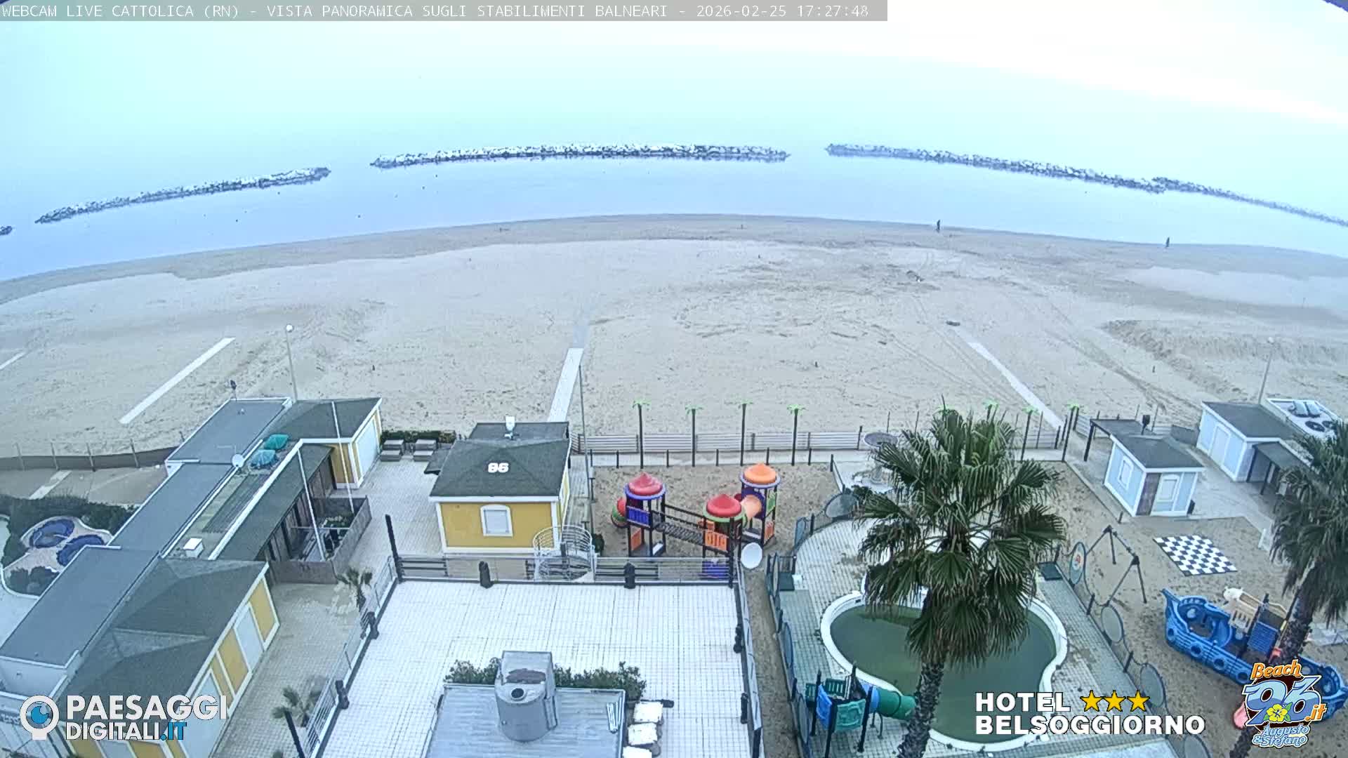 Cattolica Beach Live Cam -  Rimini, Emilia-Romagna, Italy