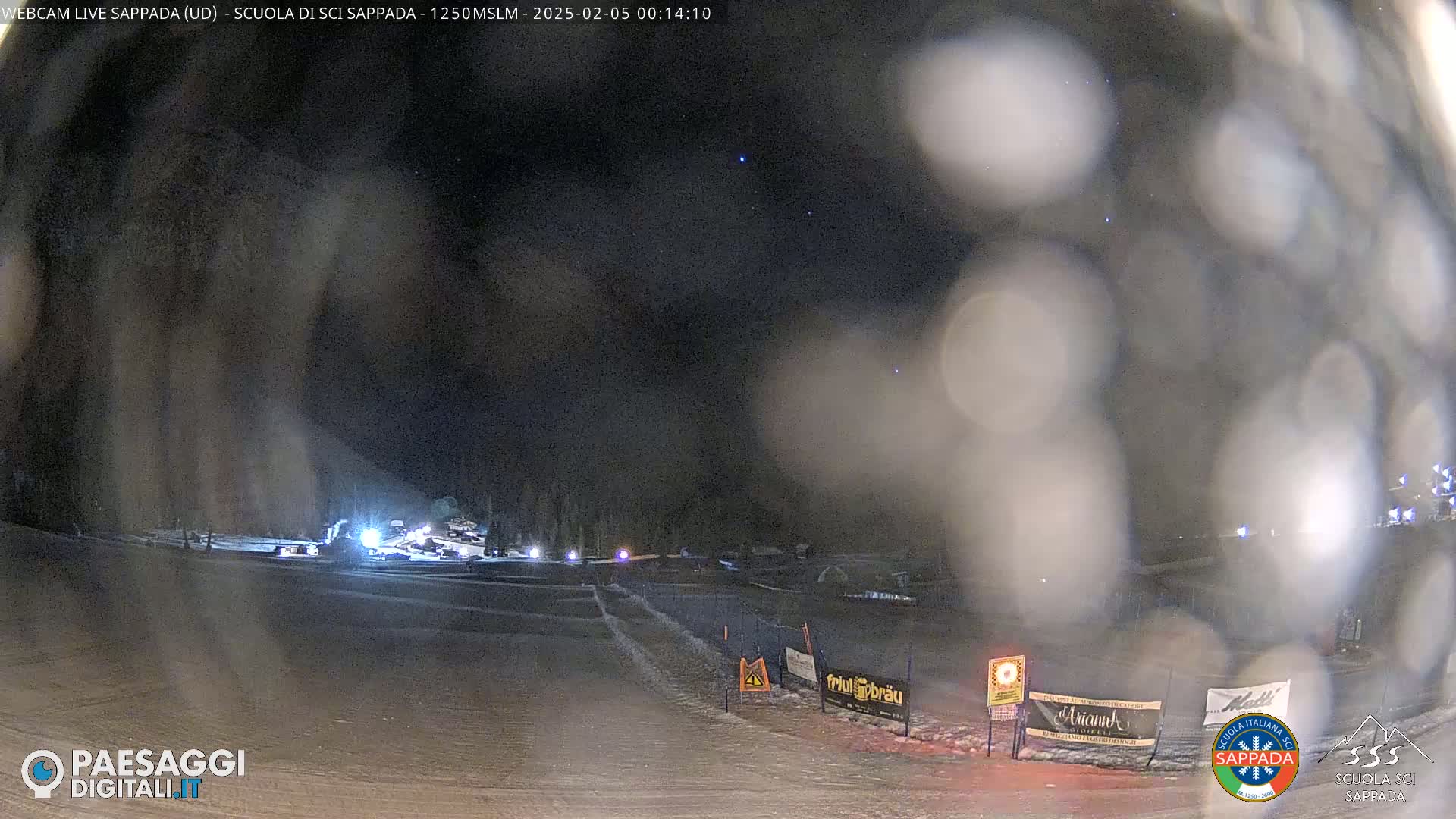  Sappada City Ski School & Ski Slope Live Cam - Udine, Friuli-Venezia Giulia, Italy