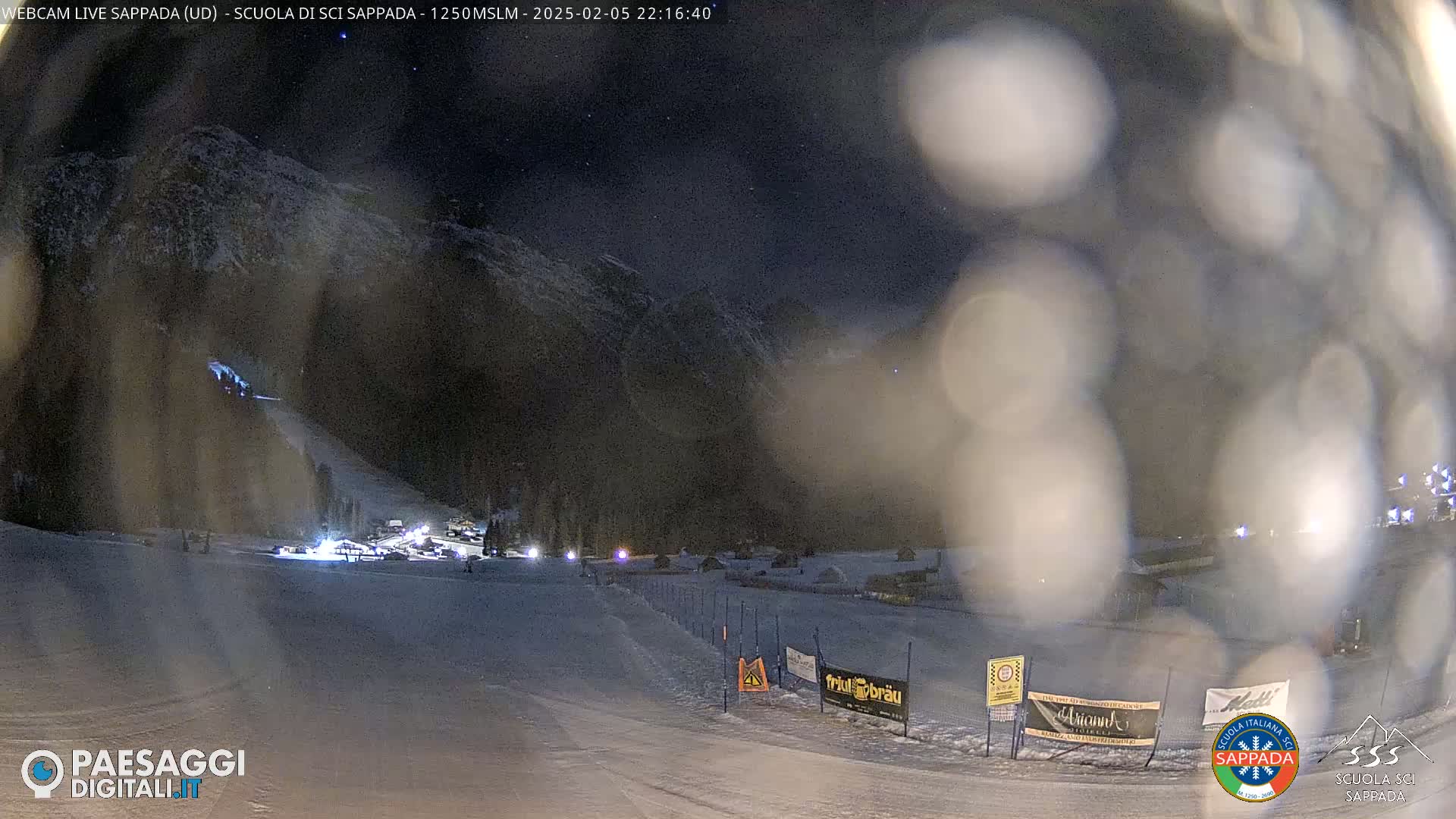  Sappada City Ski School & Ski Slope Live Cam - Udine, Friuli-Venezia Giulia, Italy